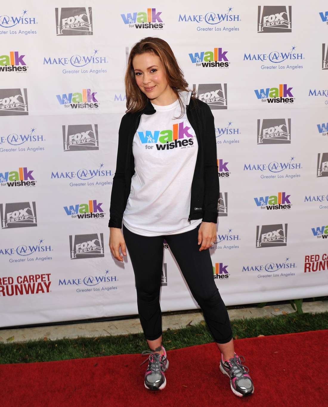 Alyssa Milano - 2012 Walk for Wishes Fundraiser Event in LA